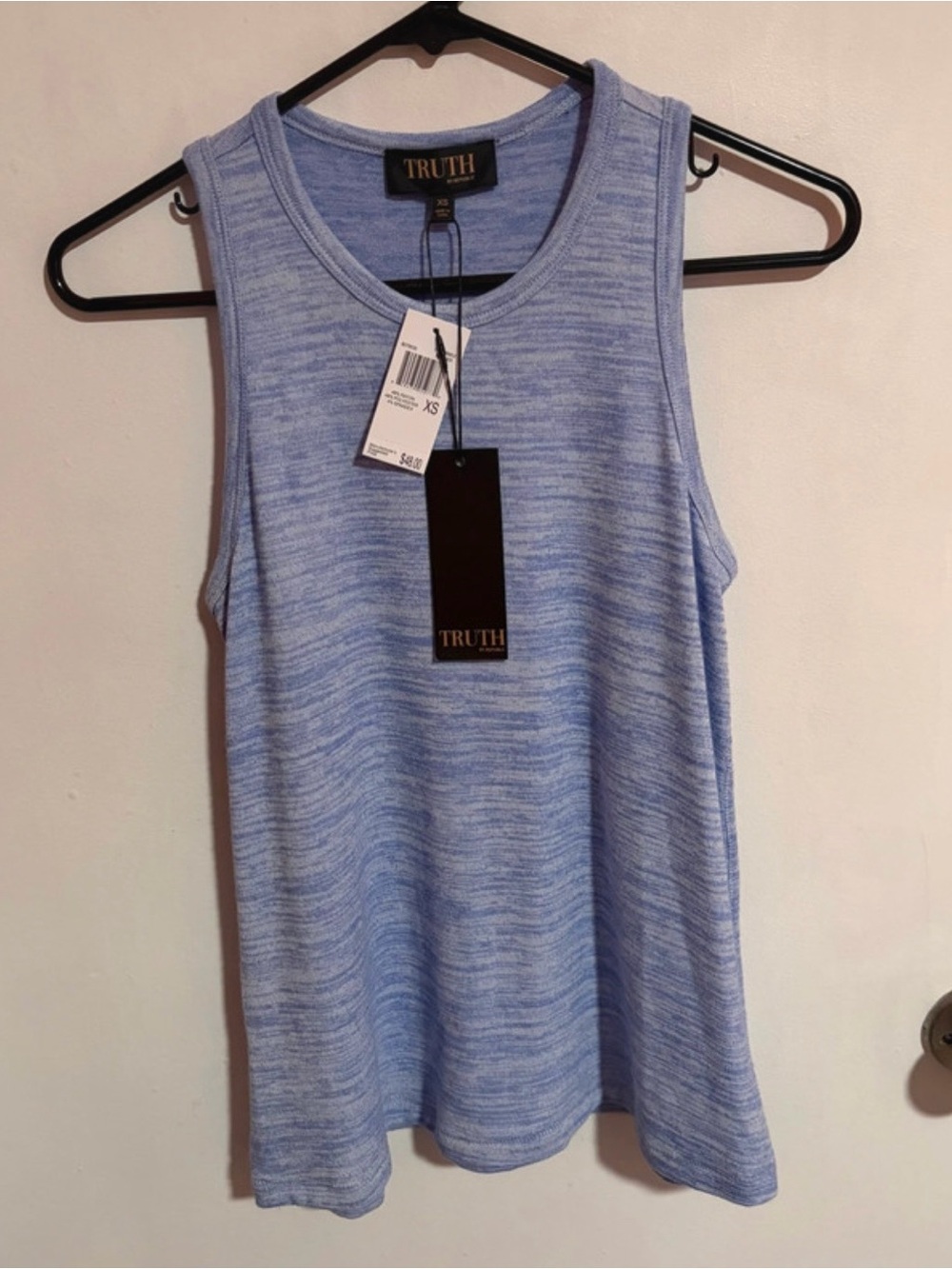 NWT Truth By Republic Periwinkle Heather Tank Top